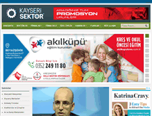 Tablet Screenshot of kayserisektor.com.tr